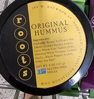 चीनी की मात्रा Roots, original hummus