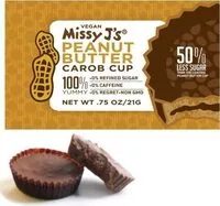 Sokerin määrä sisällä Peanut Butter Carob Cup