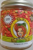 Gula dan nutrisi di dalamnya Mr b s salsa llc