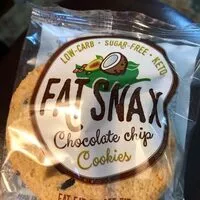 Suhkur ja toitained sees Chocolate chip cookie