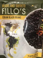 糖質や栄養素が Beans and sofrito fillo s