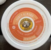 入っている砂糖の量 Honey Almond whipped cream cheese spread