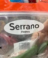 Suhkru kogus sees Serrano Peppers