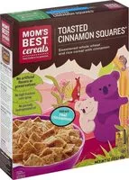 İçindeki şeker miktarı Mom's best cereals toasted cinnamon squares