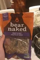 Sucre et nutriments contenus dans Bear naked