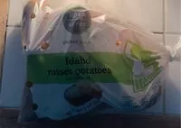 Suhkru kogus sees Idaho russet potatoes