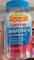 Количество сахара в Immune + gummies raspberry flavor