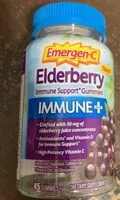 Количество сахара в Elederberry Immune Support Gummies