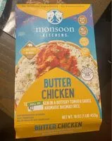 Amount of sugar in Butter Chicken
