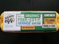 Sugar and nutrients in Happy egg co