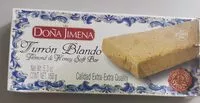 चीनी की मात्रा Turrón Blando