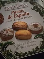 चीनी की मात्रा Pastas de España