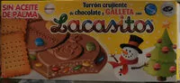 Quantité de sucre dans turrón crujiente de chocolate y galleta con lacasitos