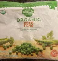 Amount of sugar in Organic peas