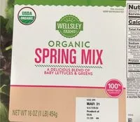 Amount of sugar in Organic Pring Mix