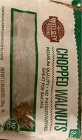 İçindeki şeker miktarı Chopped Walnuts