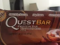 Suhkur ja toitained sees Quest nutrition