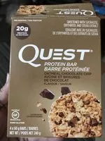 Sucre et nutriments contenus dans Quest nutrition