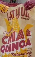 Suhkru kogus sees Organic chia y quinoa