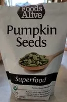 Suhkru kogus sees Pumpkin seeds