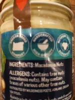 Quantité de sucre dans Macadamia Nut Butter