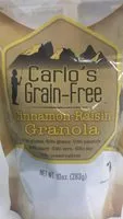 चीनी और पोषक तत्व Carlo s grain free