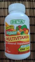 Suhkru kogus sees Vegan multivitamin