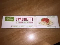 中的糖分和营养成分 Spaghetti