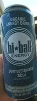 中的糖分和营养成分 Hiball inc