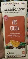 चीनी की मात्रा Madécasse Madagascar Pure Dark Chocolate