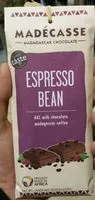 चीनी की मात्रा Expresso bean 44% milk chocolate