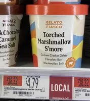 Количество сахара в Torched marshmallow s'more graham cracker gelato, torched marshmallow s'more