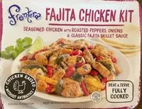 Quantité de sucre dans Fajita chicken kit
