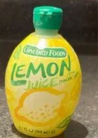 Cantidad de azúcar en Lemon Juice