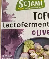 İçindeki şeker miktarı Tofu  lactofermenté  olives