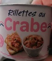 Zuckermenge drin Rillettes au crabe