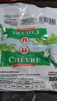 चीनी की मात्रा fromage de chèvre