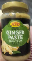 Amount of sugar in minced ginger paste