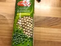 Количество сахара в Grüne Erbsen