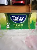 Sucre et nutriments contenus dans Tetley