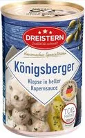 Amount of sugar in Königsberger Klopse in Kapernsoße