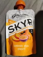 入っている砂糖の量 Skyr Icelandic Style Yoghurt Mango & Papaya