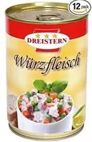 Amount of sugar in Würzfleisch