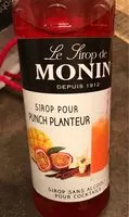 चीनी की मात्रा Sirop punch planteur