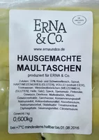 Zucker und Nährstoffe drin Erna co