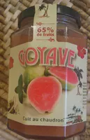 Cantidad de azúcar en goyave cuite au chaudron