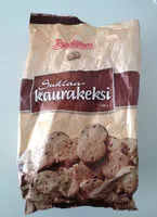 Sokerin määrä sisällä Suklaa Kaurakeksi
