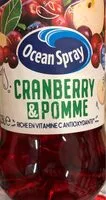 Quantité de sucre dans Ocean Spray Cranberry & Pomme