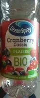 Quantité de sucre dans Plaisir Bio - Cranberry Cassis