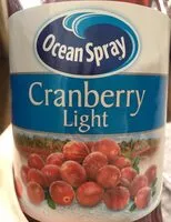 Quantité de sucre dans Ocean Spray cranberry Sans Sucres Ajoutés